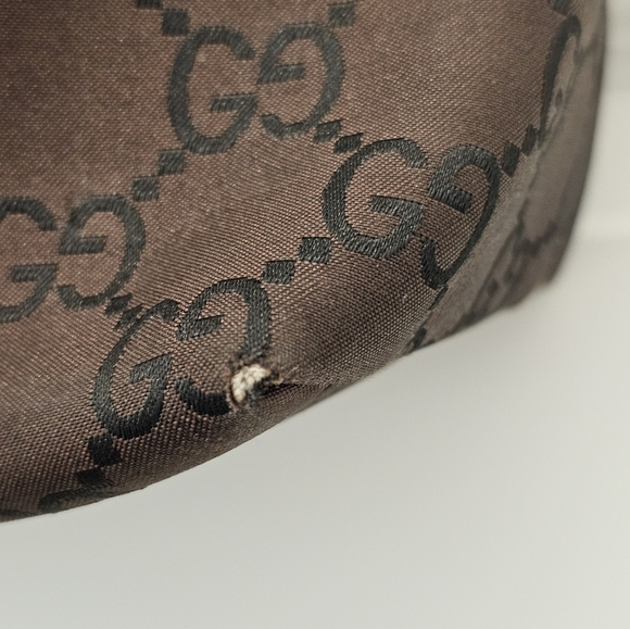 Gucci "GG" Nylon Hobo Handbag, GUC - Picture 5 of 11